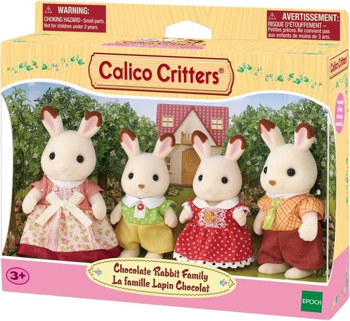 Calico Critters - Famille de Lapins Chocolat
